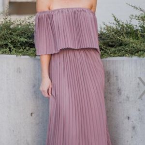 Baltic born mauve maxi dress
